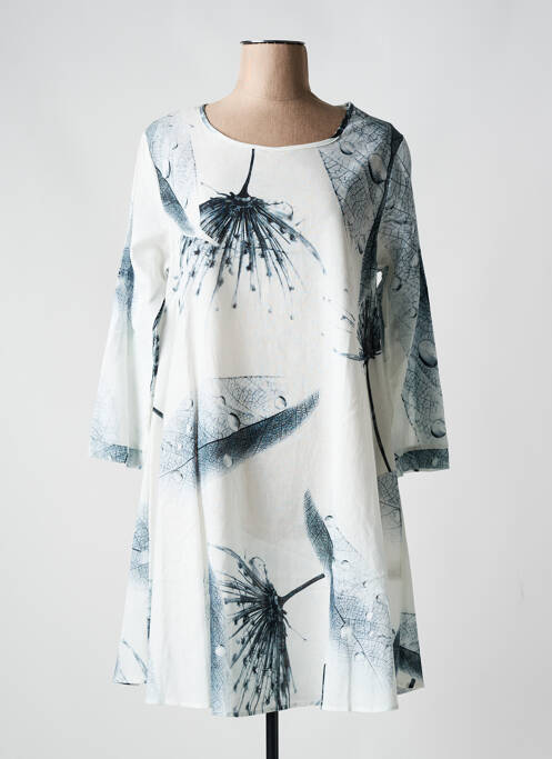 Rochie midi gri BELLA BLUE femeie