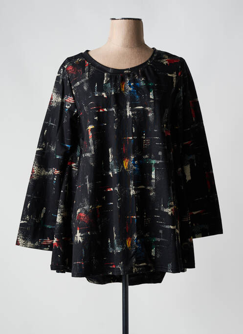 Tunică mâneci lungi negru BELLA BLUE femeie