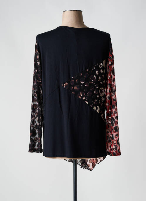 Tunică mâneci lungi negru FELINO femeie