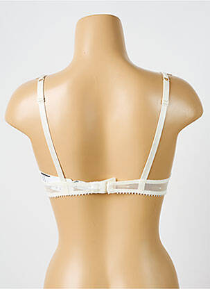 Sutien broderie top sutien modelat alb ANTINEA femeie