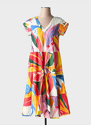 Rochie midi portocaliu DRESS ADDICT femeie