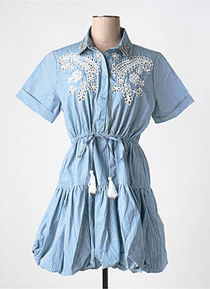 Rochie scurtă albastru AN' GE femeie