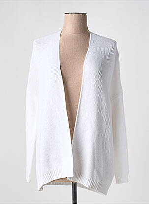 Vestă cu mâneci lungi alb AN' GE femeie