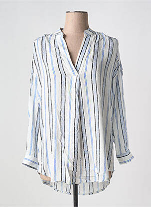 Tunică mâneci lungi albastru MARINA V femeie