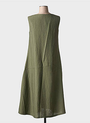 Rochie midi fără mâneci fără mâneci verde ORTO BOTANICO femeie