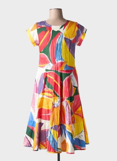 Rochie midi portocaliu DRESS ADDICT femeie