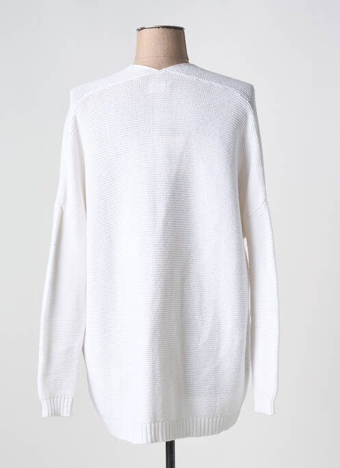 Vestă cu mâneci lungi alb AN' GE femeie