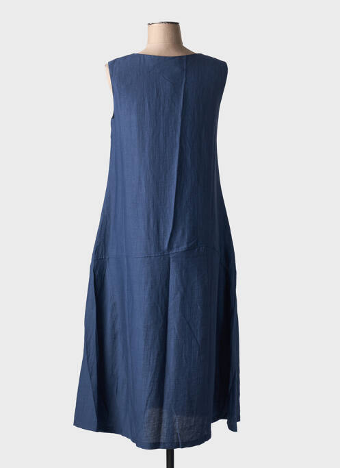 Rochie midi albastru ORTO BOTANICO femeie