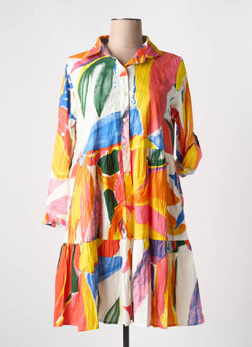 Rochie scurtă portocaliu DRESS ADDICT femeie