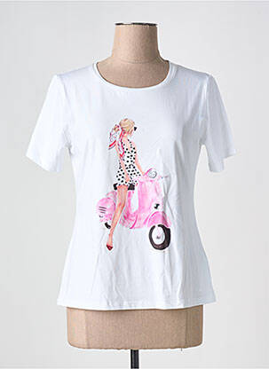 Tricou alb LEO & UGO femeie