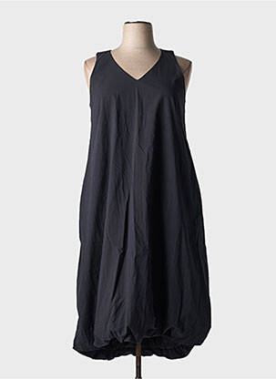 Rochie midi fără mâneci fără mâneci negru ORTO BOTANICO femeie