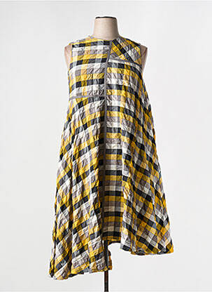 Rochie midi galben GERSHON BRAM femeie