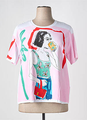 Tricou alb LEO & UGO femeie