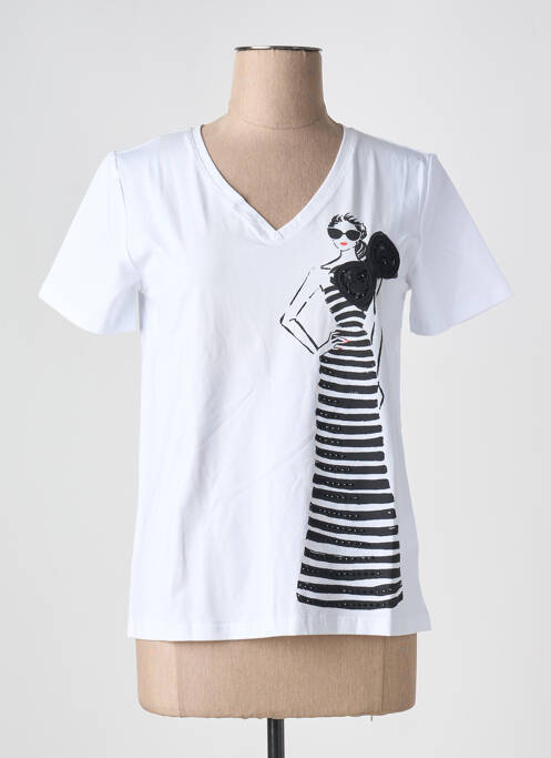 Tricou alb LEO & UGO femeie
