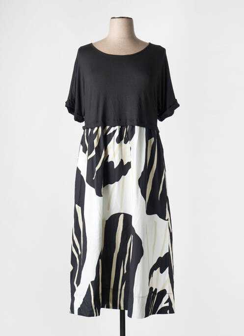 Rochie midi negru ORTO BOTANICO femeie