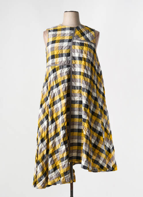 Rochie midi galben GERSHON BRAM femeie