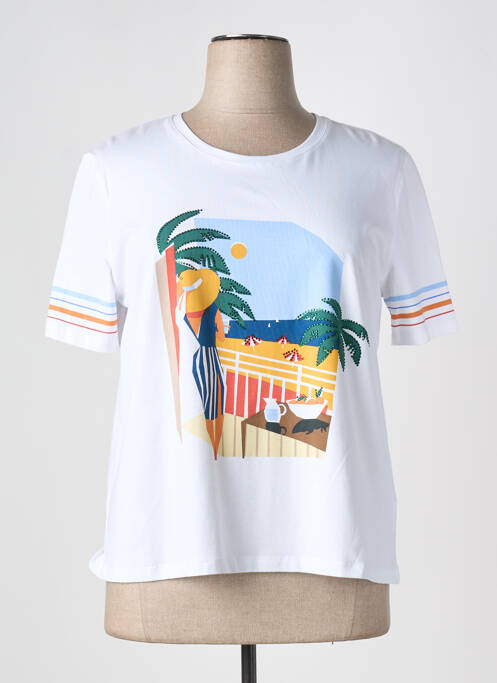 Tricou alb LEO & UGO femeie