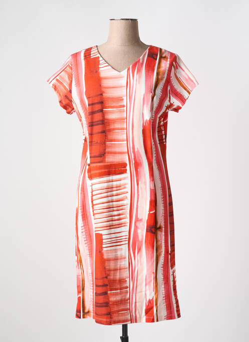 Rochie midi roșu GUY DUBOUIS femeie