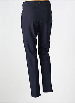 Pantalon slim talie elastică mărime normală albastru FRANCE RIVOIRE femeie