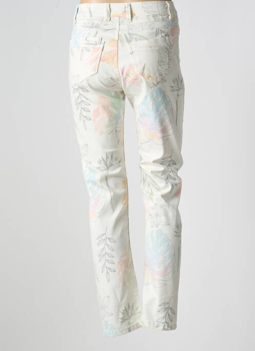 Pantalon slim alb GUY DUBOUIS femeie