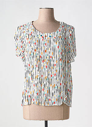 Top alb FRANCE RIVOIRE femeie