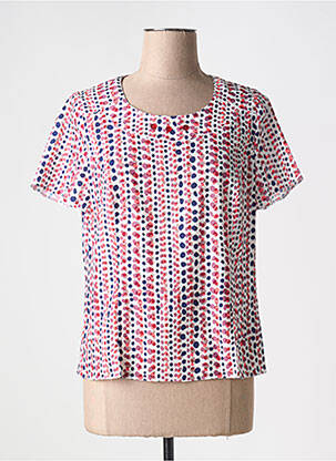 Top alb GUY DUBOUIS femeie