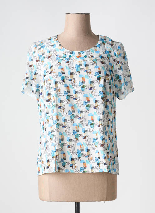 Top alb GUY DUBOUIS femeie