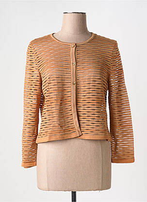 Vestă cu mâneci lungi maro GREGORY PAT femeie