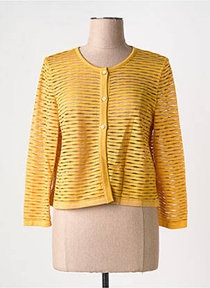 Vestă cu mâneci lungi galben GREGORY PAT femeie