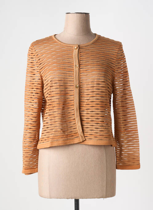 Vestă cu mâneci lungi maro GREGORY PAT femeie