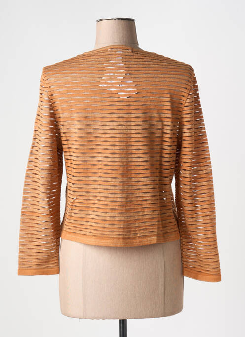 Vestă cu mâneci lungi maro GREGORY PAT femeie