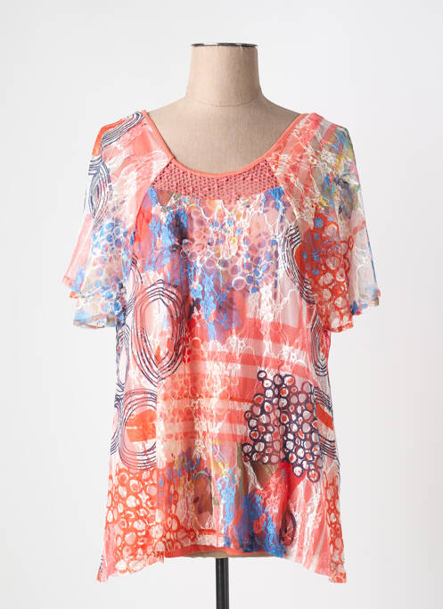 Tunică mâneci scurte portocaliu GUY DUBOUIS femeie