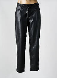Pantalon chino închidere cu fermoar sub clapetă cu nasturi mărime normală negru PARA MI femme