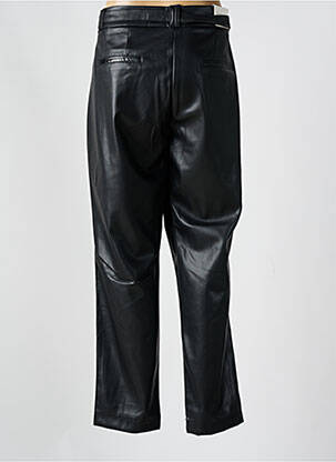 Pantalon chino închidere cu fermoar sub clapetă cu nasturi mărime normală negru PARA MI femeie