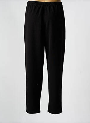 Pantalon drept talie elastică talie joasă negru KOKOMARINA femeie