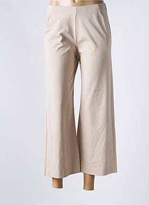 Pantalon 7/8 elasticitate mărime normală bej ORTO BOTANICO femeie