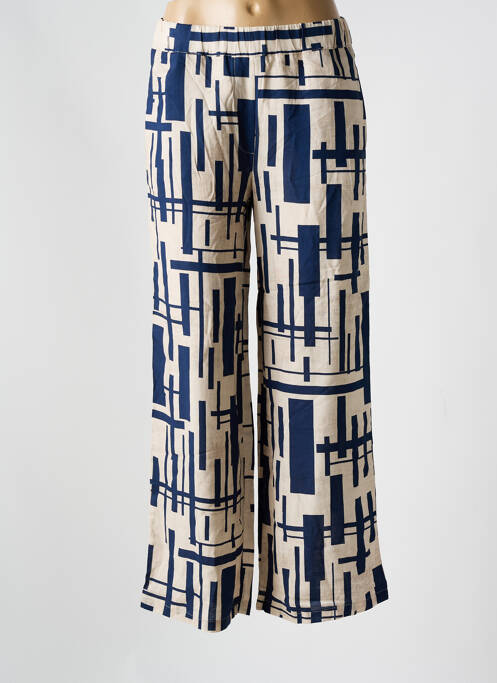 Pantalon larg albastru ORTO BOTANICO femeie