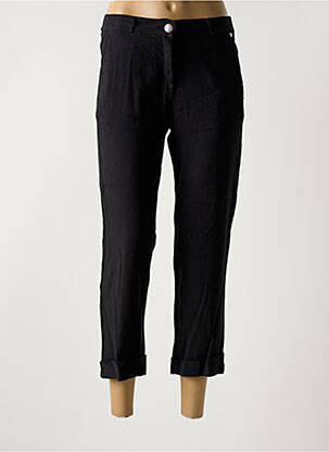 Pantalon trei sferturi negru EAST DRIVE femeie