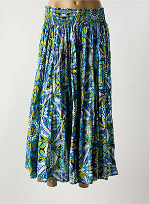 Fustă lungă albastru DRESS ADDICT femeie