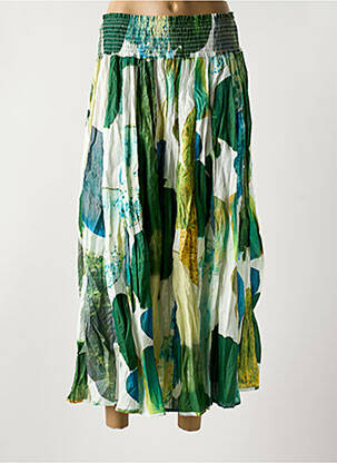 Fustă lungă verde LAURA EN ROBE femeie