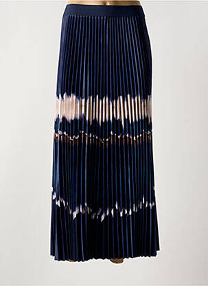 Fustă lungă albastru LEO & UGO femeie