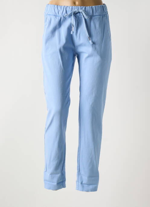 Pantalon slim albastru SENES femeie