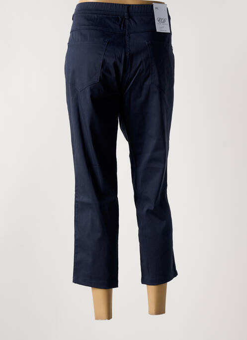 Pantalon trei sferturi elasticitate mărime normală albastru EAST DRIVE femme