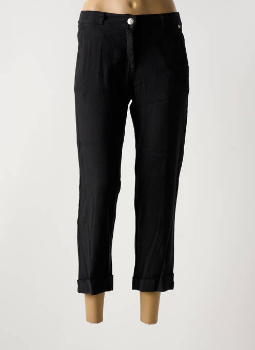 Pantalon trei sferturi negru EAST DRIVE femeie
