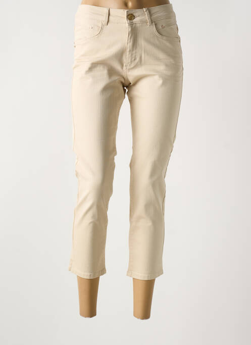 Pantalon trei sferturi bej PARA MI femeie