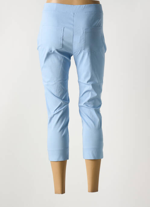 Pantalon trei sferturi albastru HALOGENE femeie