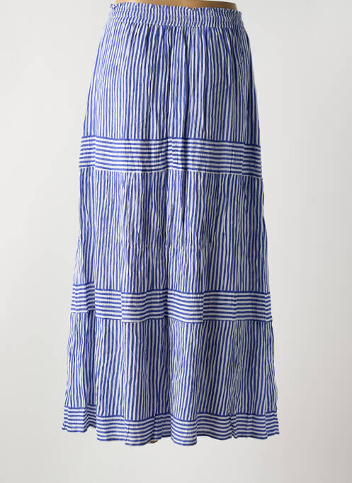 Fustă lungă albastru ANGE femeie