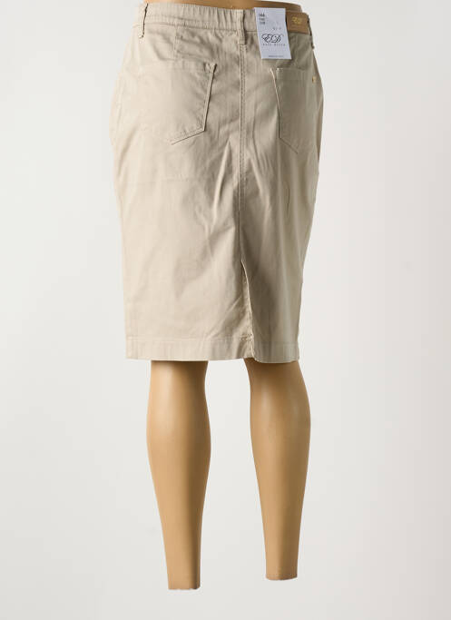 Fustă midi bej EAST DRIVE femeie