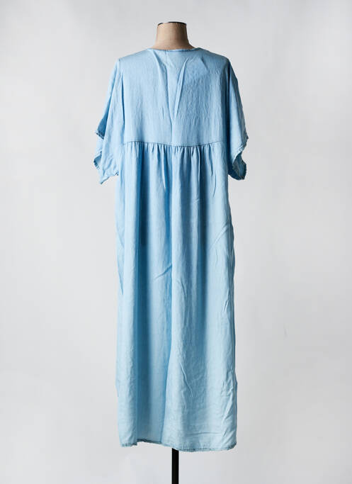 Rochie lungă albastru PIMENT ROUGE femeie