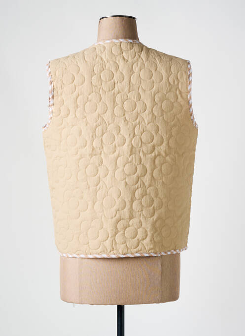 Vestă fără mâneci bej SEASON femeie